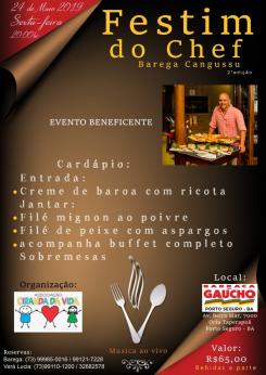 panfleto Festim do Chef Barega Cangussu