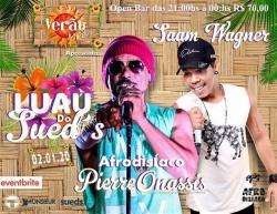 panfleto Luau Sued'S - Afrodsiaco + Saan Vagner