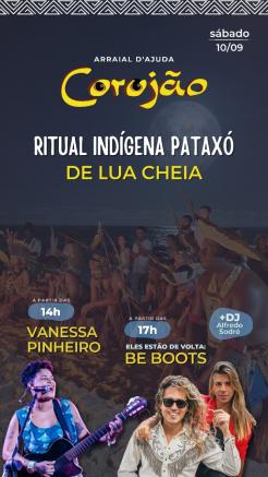panfleto Ritual da Lua cheia + Vanessa Pinheiro + Dj BeBoots