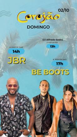 panfleto JBR Cantor + DJs Be Boots