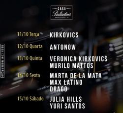 panfleto DJs Vernica Kirkovics + Murillo Matos