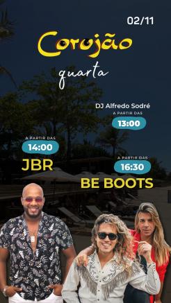panfleto JBR + DJs Be Boots