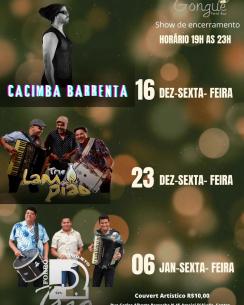 panfleto Forr ao vivo - Show de encerramento