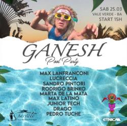 panfleto Ganesh Pool Party 