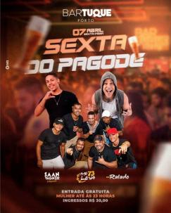 panfleto Sexta do Pagode