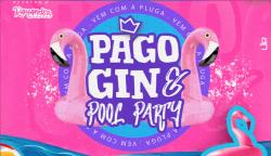 panfleto Pago Gin & Pool Party