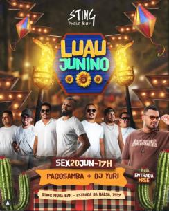 panfleto Luau Junino - Pagosamba