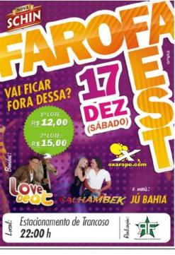 panfleto Farofa Fest
