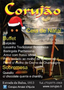 panfleto Ceia de Natal do Corujo