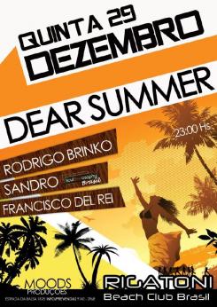 panfleto Dear Summer