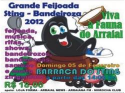panfleto Grande Feijoada Sting-Bandeiroza 2012