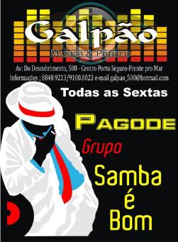 panfleto Samba � Bom