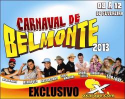 panfleto Carnaval de Belmonte 2013