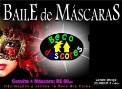 panfleto Baile de Mscaras 2013