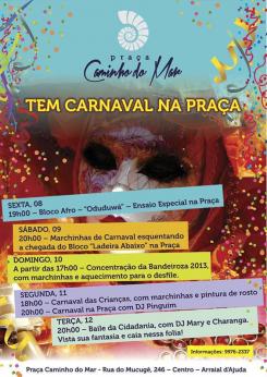 panfleto Carnaval da Praa