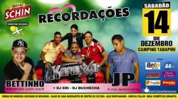 panfleto Recordaes com Bettinho, Cia do Kaprixxo e JP