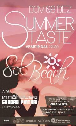 panfleto Summer Taste