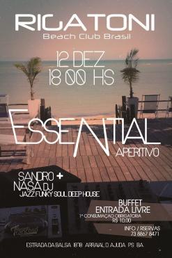 panfleto Essential Aperitivo