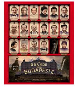 panfleto 'O grande hotel Budapeste'