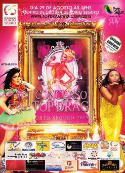 panfleto Concurso TOP DRAG Porto Seguro 2015