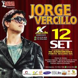 panfleto Jorge Vercillo - 20 anos