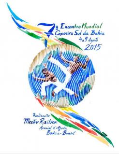 panfleto 7 Encontro Mundial de Capoeira Sul da Bahia