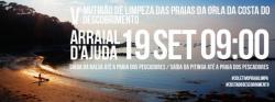 panfleto  V Mutiro de Limpeza das praias da Orla da Costa do Decobrimento
