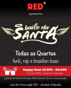 panfleto Baile da Santa