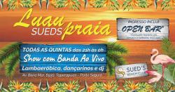 panfleto Luau Sueds Praia