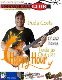 panfleto Happy Hour do Boom Bar