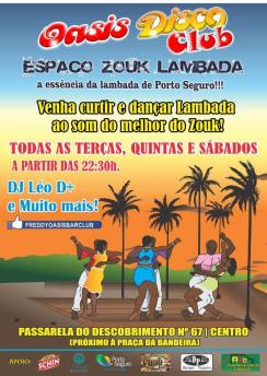 panfleto Zouk/Lambada Night