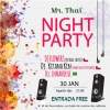 panfleto Night Party