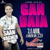 panfleto Gandaia com Saan Vagner