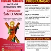 panfleto Festa de Santo Andr