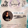 panfleto FlyClub Sunset Parties: Fels