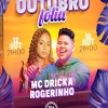 panfleto Outubro Folia - MC DRICKA