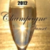 panfleto Champagne Sunset Summer