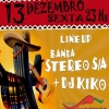 panfleto Festa da Academia Arraial Fitness - Banda Stereo S/A