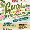 panfleto Luau Havaiano