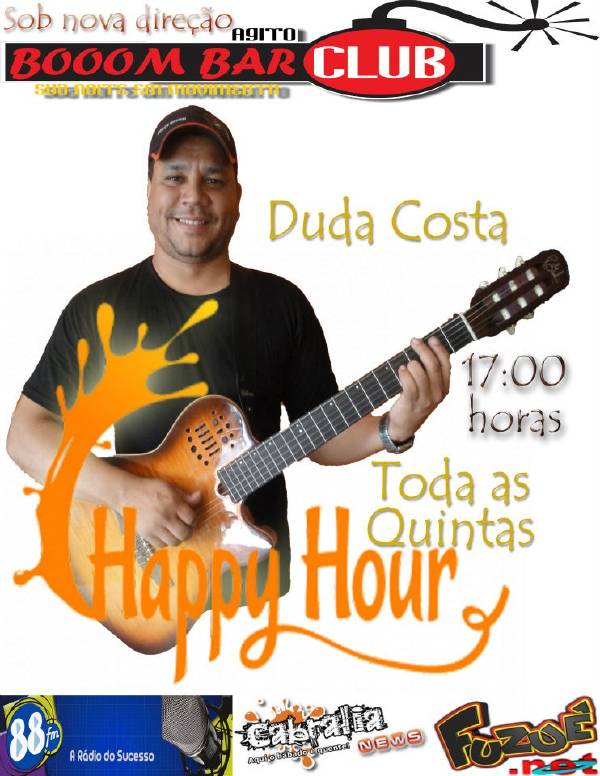 Cartaz  - Booom Bar - Rua 2 Julho, 233, Quinta-feira 22 de Dezembro de 2011