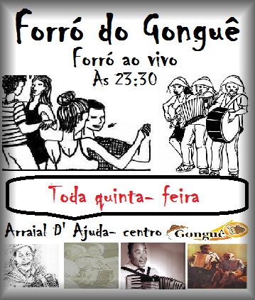 Cartaz  - Gongu Forr Bar - Rua Carlos Alberto Parracho, Sábado 29 de Fevereiro de 2020