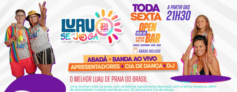 Cartaz  - Complexo de Lazer Ta Ta - Praia de Taperapuan, Sexta-feira 14 de Abril de 2023