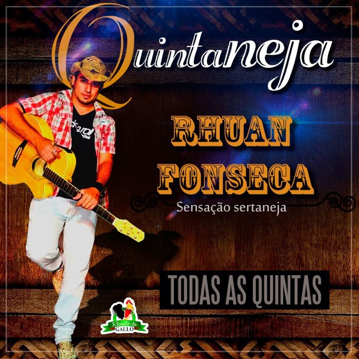 Cartaz  - Recanto do Gallo - Rua 2 de julho, 20B - Casa da Lenha, Quinta-feira 23 de Outubro de 2014