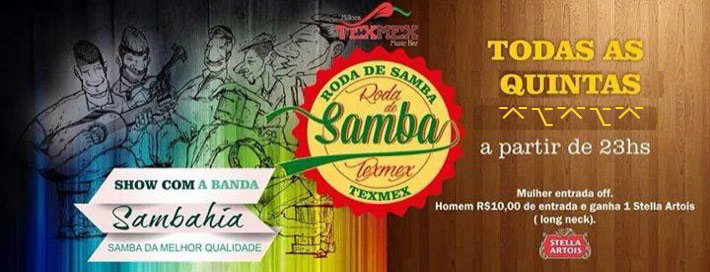 Cartaz  - Milloca TexMex Music Bar - Rua du Mucug, 250, Quinta-feira 16 de Abril de 2015