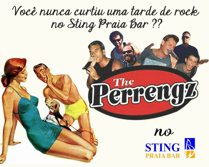 Cartaz  - Sting Praia Bar - Estrada da Balsa, 1937 - Praia de Araape, Domingo 29 de Maio de 2016