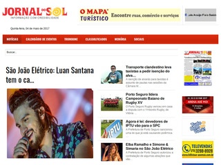 panfleto Jornal do Sol on line